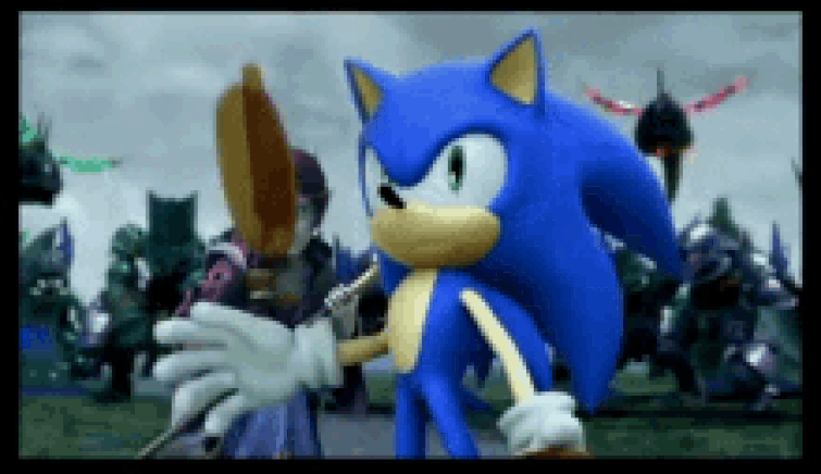 Sonic And His Yummy Chili&nbsp;Dogs.